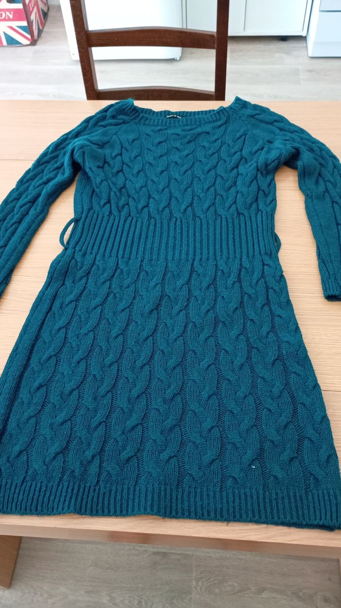 Robe pull bleu