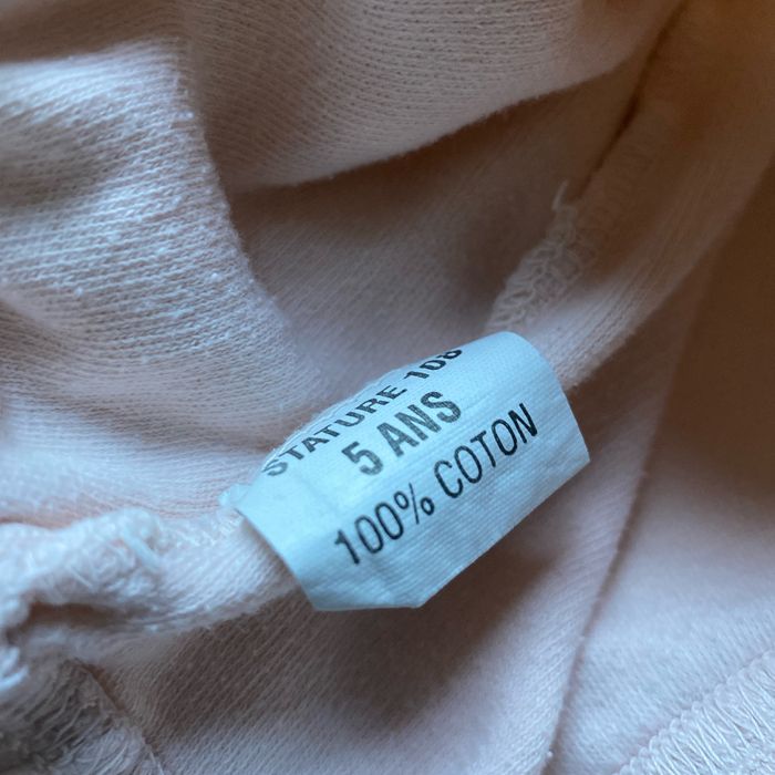 Pyjama rose lapins 2 pièces 5 ans - photo numéro 5