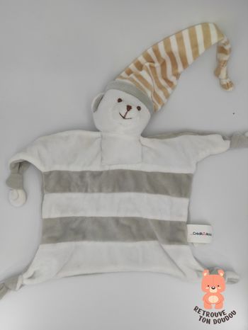 Doudou Plat Ours Crédit Mutuel