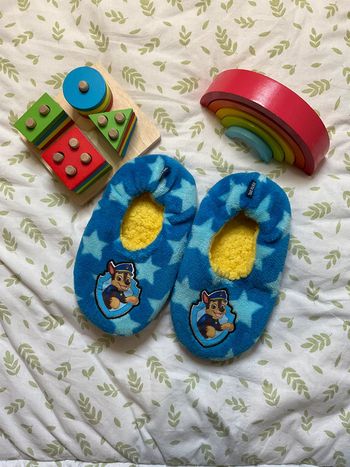 chaussons ballerine en polaire pat patrouille 30/31