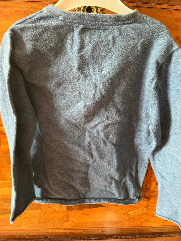 Pull bleu marine Zara 5 ans - photo numéro 4