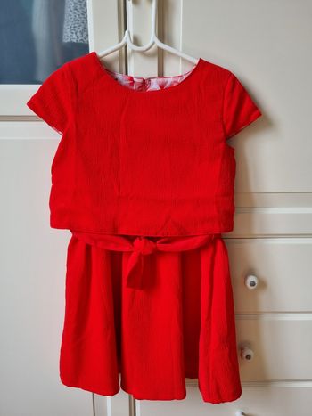 Robe 3en1 okaïdi 8 ans rouge