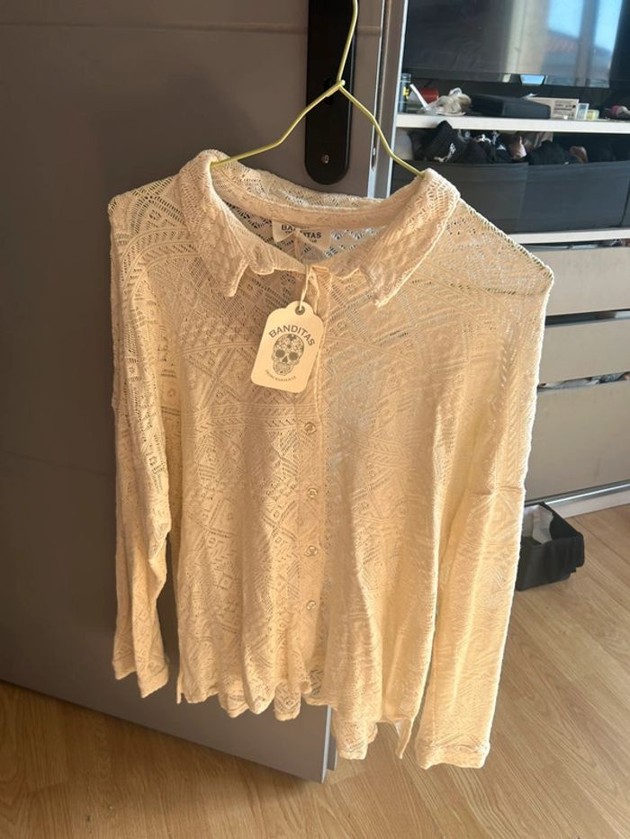 Chemise effet crochet Banditas - photo numéro 2