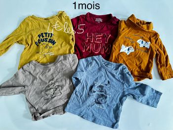 T-shirt 1 mois
