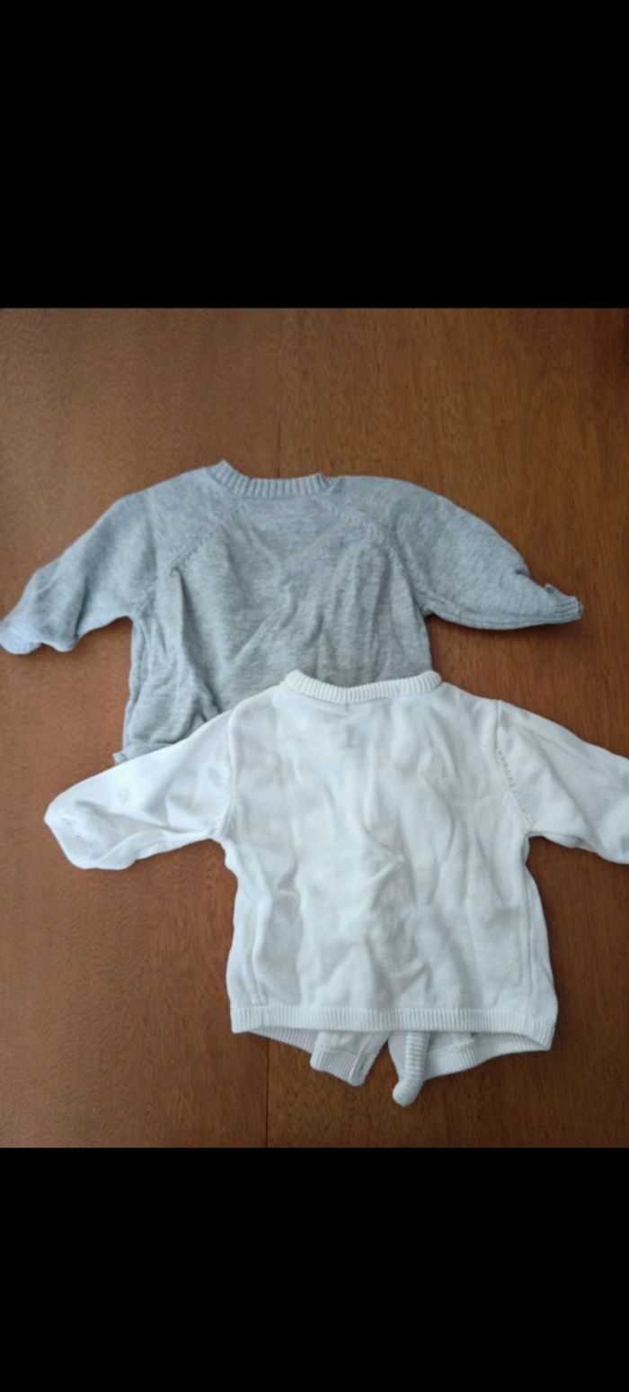 Lot 2 gilets naissance - photo numéro 4