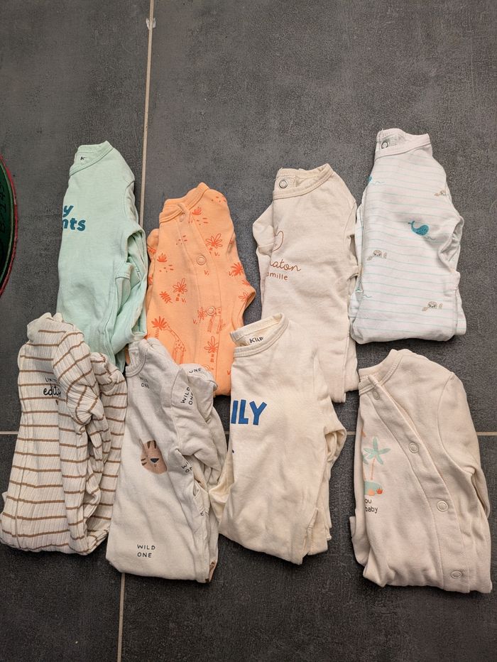 Lot de 8 pyjamas Kiabi