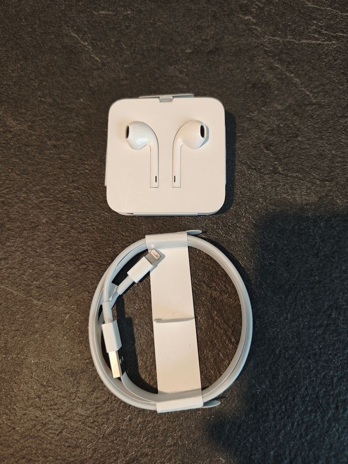 Écouteurs + câble de charge Iphone - Neufs - photo numéro 2
