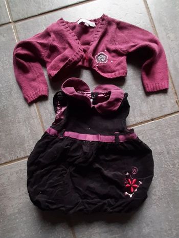 Ensemble robe boléro gémo 3mois