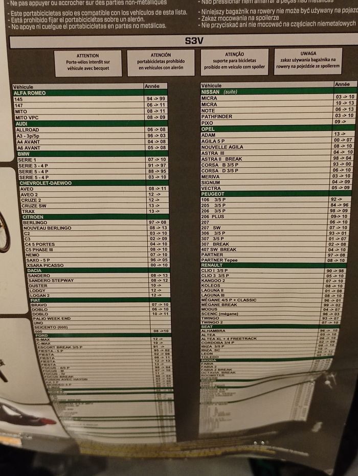 Porte-vélos à sangles S3V pour hayon - 3 vélos - Feu Vert - photo numéro 4