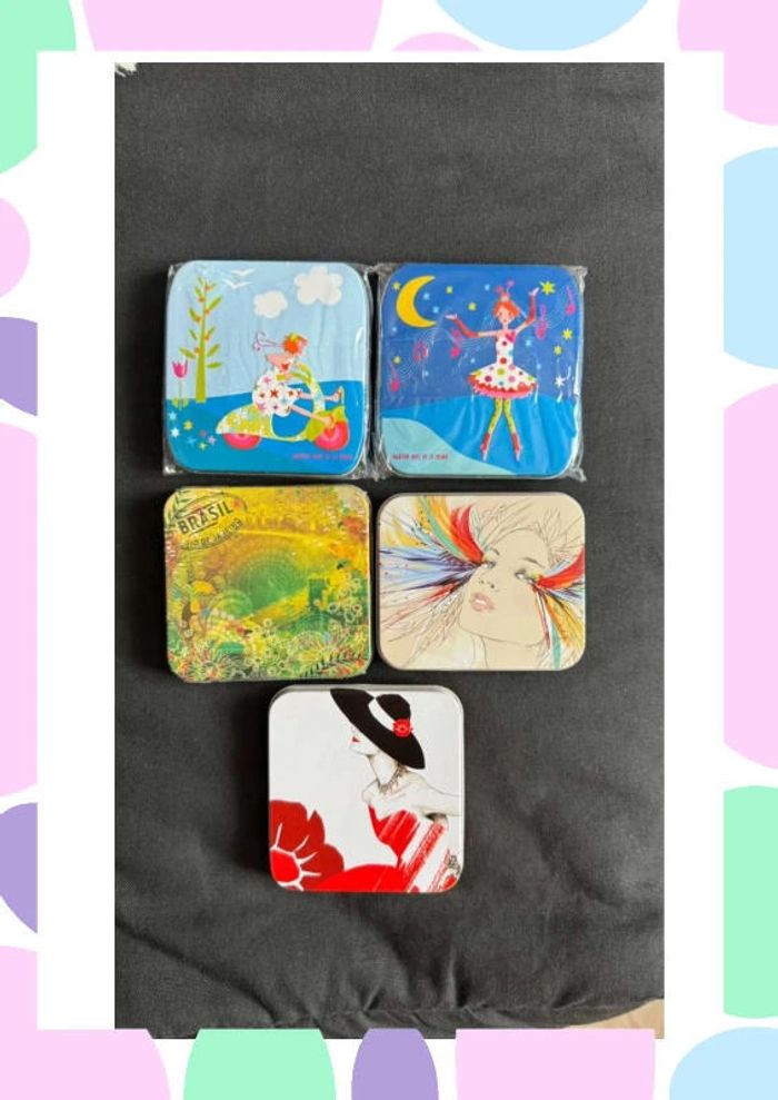 Lot de 5 boîtes