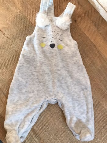 Salopette en velour 0mois