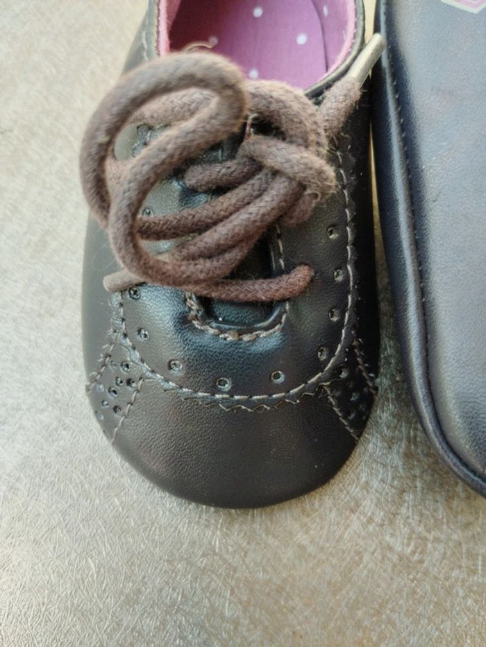 Ballerines bébé 6-9 mois Obaïbi neuves - photo numéro 4