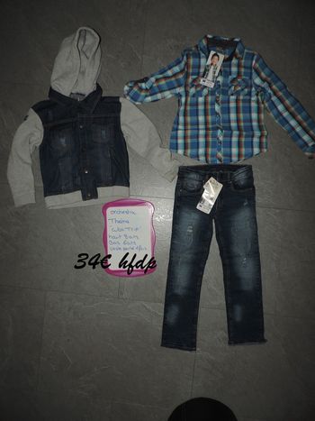 ensemble orchestra ATTENTion haut 8 ans bas 6 ans  veste porté juste 1 fois