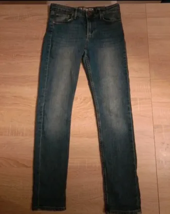 jean skinny bleu - 10-11 ans
