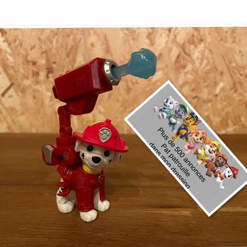 Idée Cadeau 🎁  Figurine Marcus Collection Sac à Dos à Clipser et son projectile