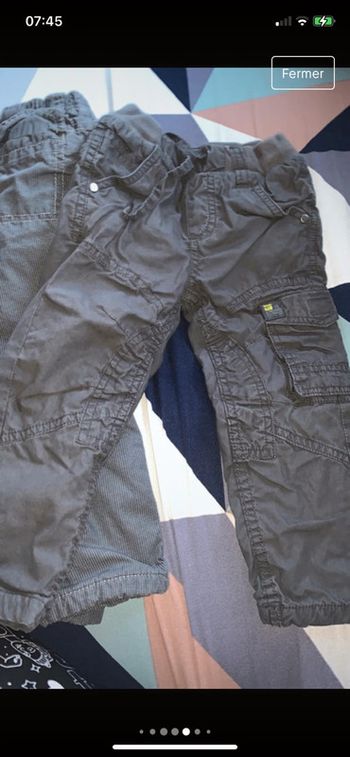 Lot de 4 pantalons taille 24 mois