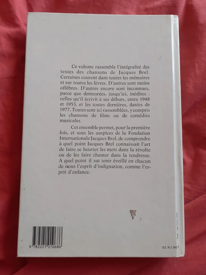 Œuvre intégrale - Jacques Brel - photo numéro 2