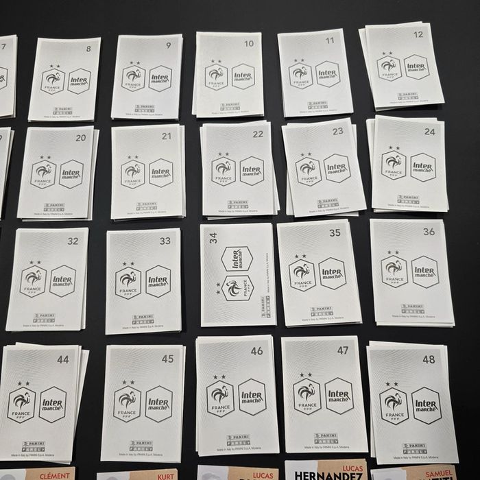 Lot 72 cartes de football Panina et intermarché - photo numéro 14