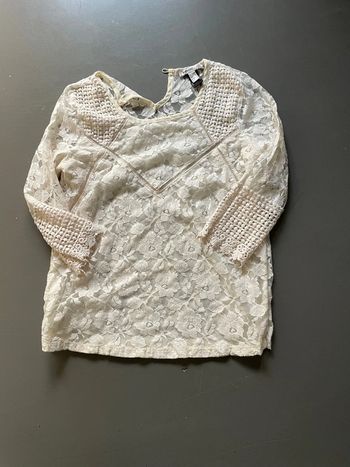 Haut dentelle taille M Mango