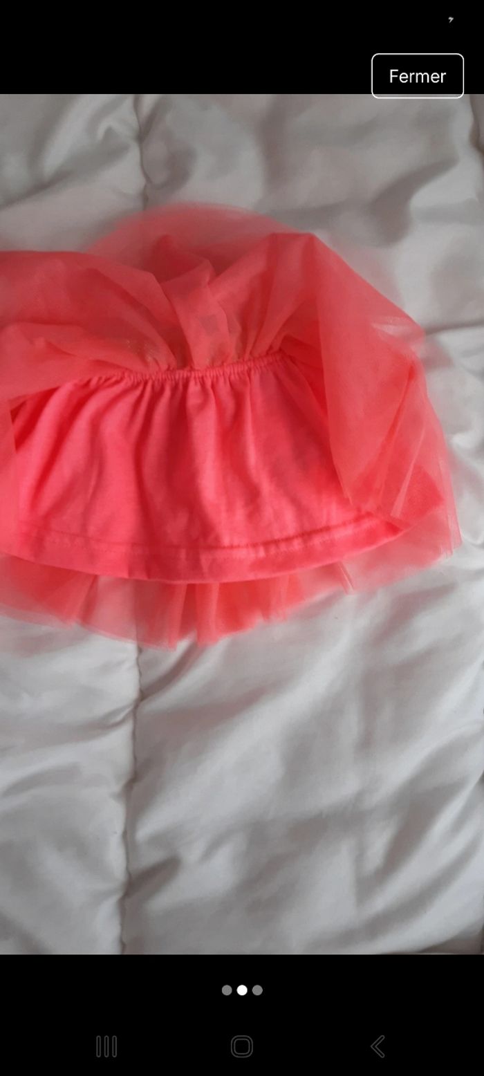 Jupe bébé en tulle 3 mois - photo numéro 2