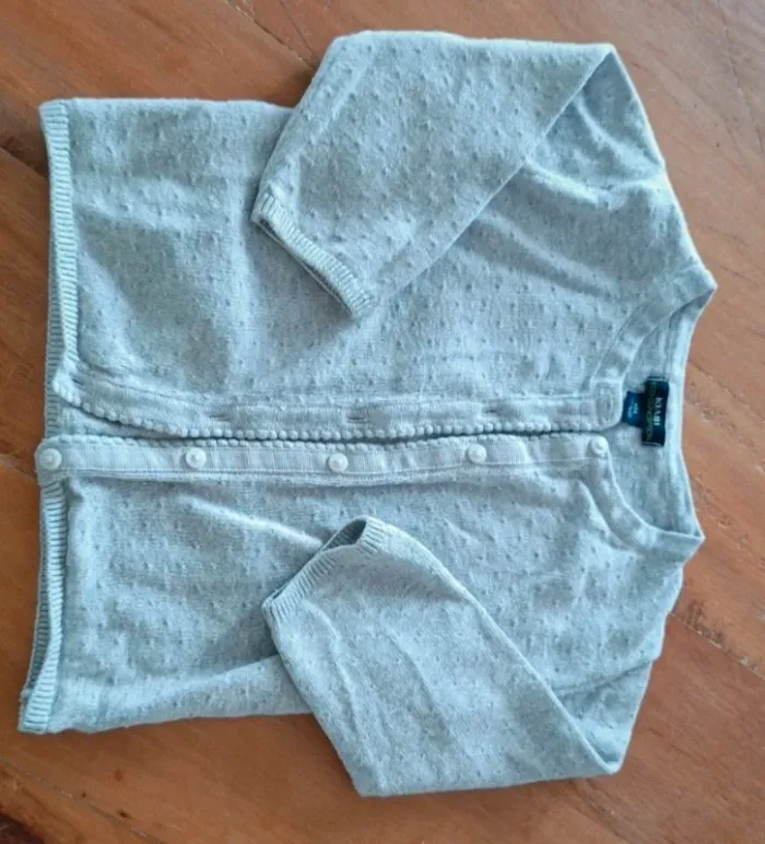 Gilet Kiabi gris clair - photo numéro 3