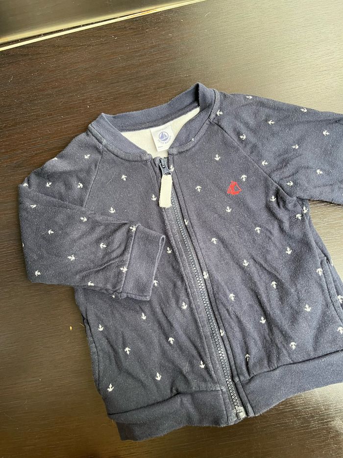 Gilet bleu Petit Bateau - photo numéro 2