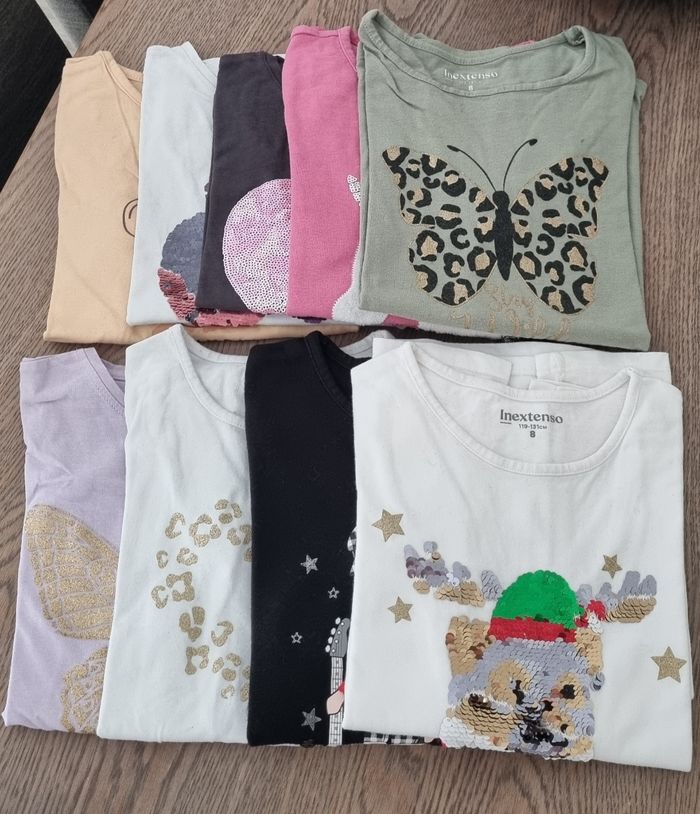 Lot tee shirt manche longue fille - photo numéro 2