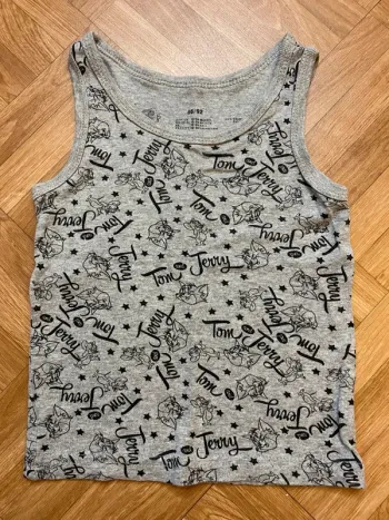 Débardeur gris taille 18/24 mois Tom & Jerry