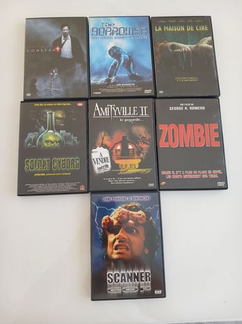 Lot de 7 DVD Fantastique & Horreur