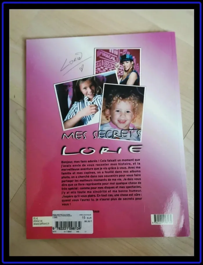 Livre biographique Lorie - photo numéro 2
