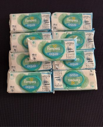 Lingettes Pampers Harmonie Aqua