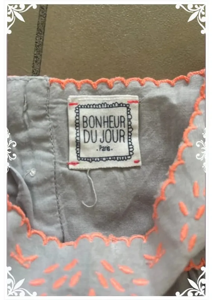 🌸 Blouse "Bonheur du jour" Taille 8 ans 🌸 - photo numéro 3