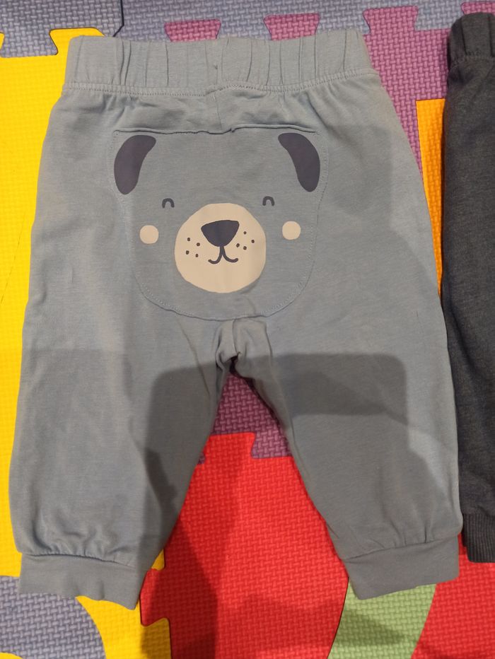 Lot de 2 leggings mixte 9 mois - photo numéro 2