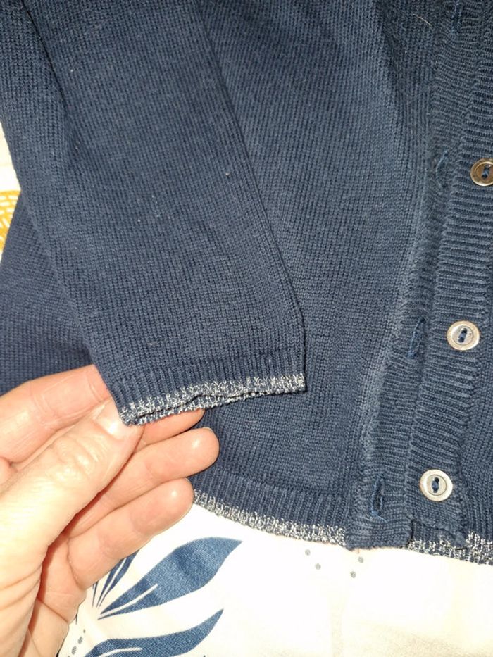 Gilet bleu foncé - photo numéro 3