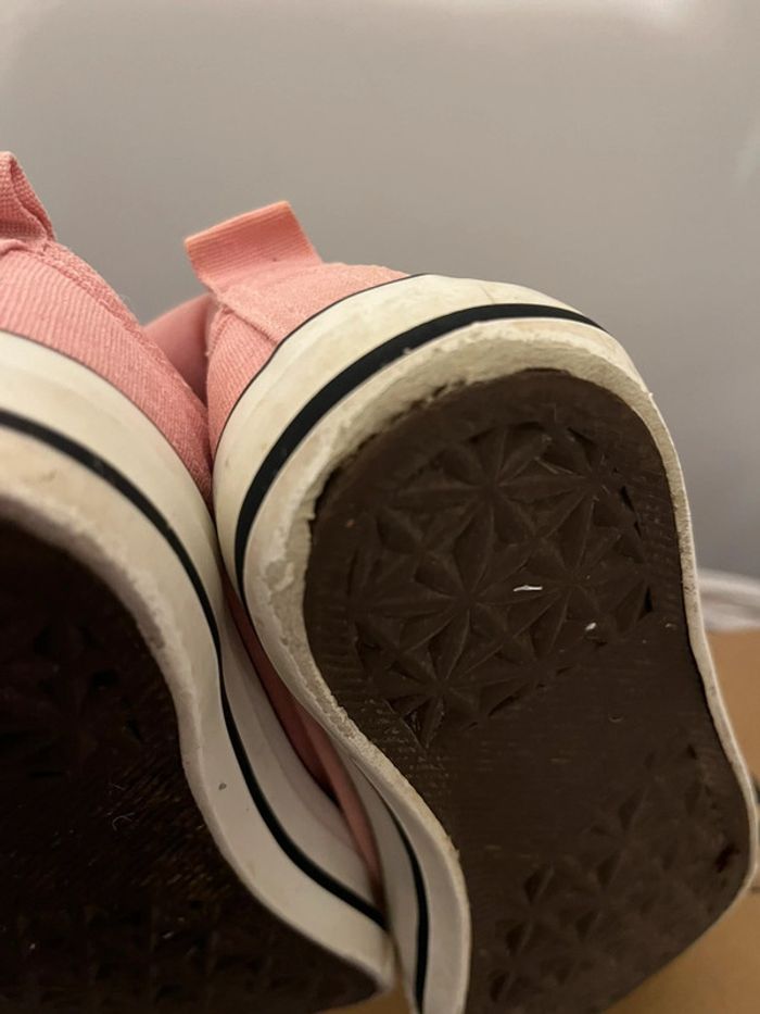 Baskets roses lacets élastique - photo numéro 5