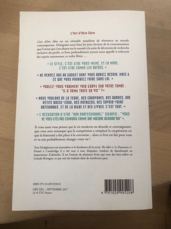 L’art d’être libre dans un monde absurde - Tom Hodgkinson - photo numéro 2