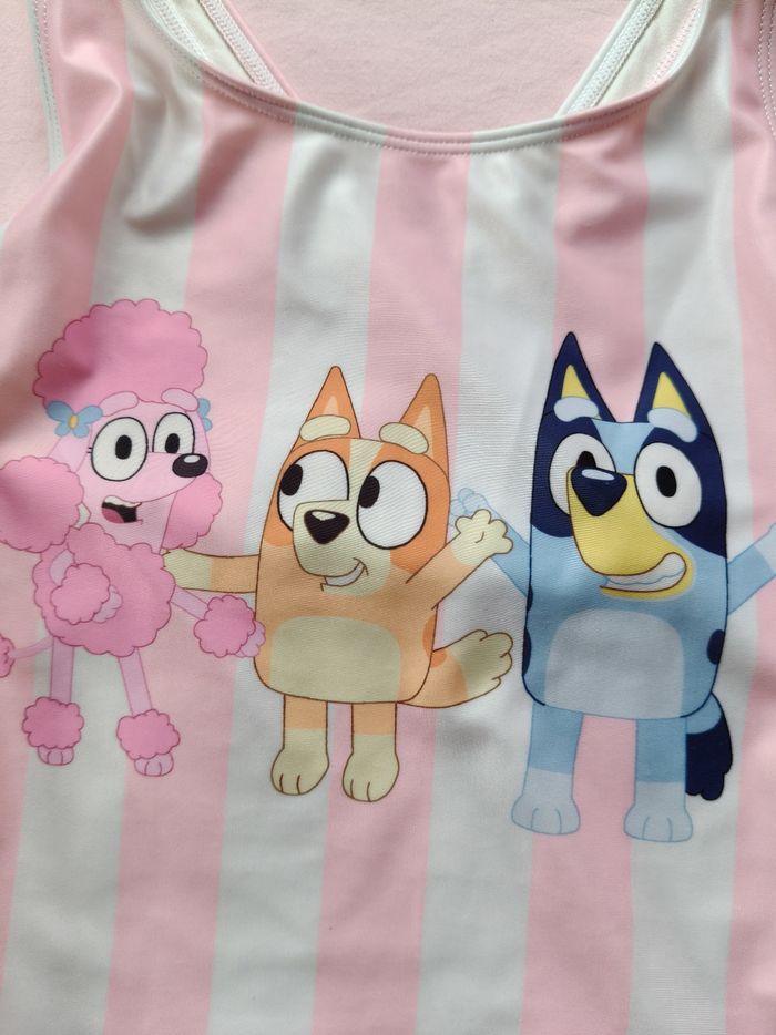 Maillot une pièce fille H&M rose Bluey 134-140 cm - photo numéro 2