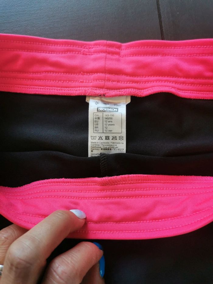 2 Leggings courts de sport Domyos 12 ans dont 1 offert - photo numéro 3