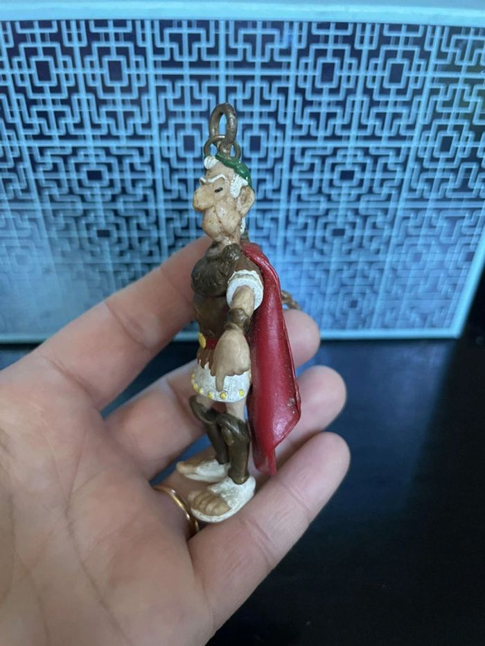 Figurine Porte-clés Vintage Asterix César Plastoy 1997n - photo numéro 3