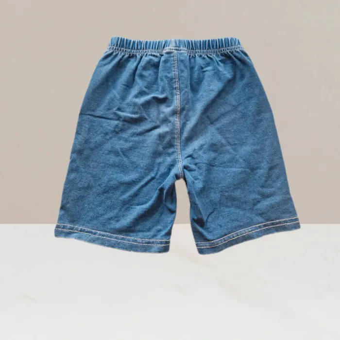Superbe short en jeans bleu - Taille 23 mois - photo numéro 3