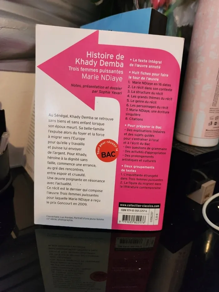 Livre "Histoire de Khady Demba – Trois femmes puissantes" de Marie NDiaye : - photo numéro 2