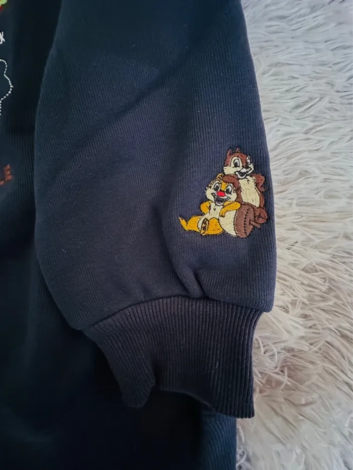 Pull sweatshirt coton 100% Disney Chip & Dale - Édition spéciale coréenne - photo numéro 3