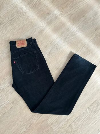 Jean Levi’s 551 en velours côtelé noir – W32 L34 – vintage USA