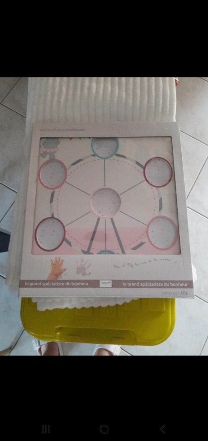 Joli cadre multivues chambre bébé fille bebe9