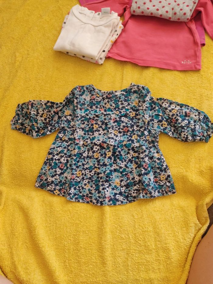 Lot 10 t-shirts manches longues grain de blé, TAO, Disney, petit bateau, dpam, catimini, orchestra - photo numéro 4