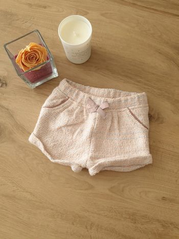 Short fille 6-9mois