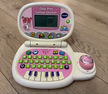 Ordi P’tit Genius ourson rose VTECH