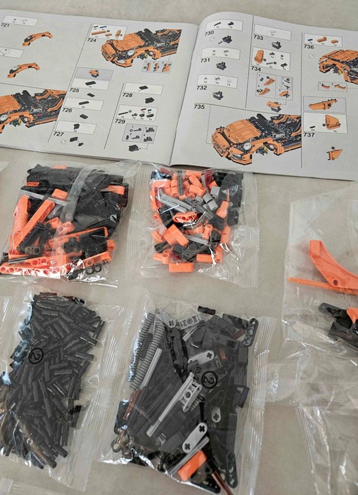 Set de construction Porsche 911 GT3 RS MOC Technic – Compatible avec LEGO 42056 - photo numéro 14