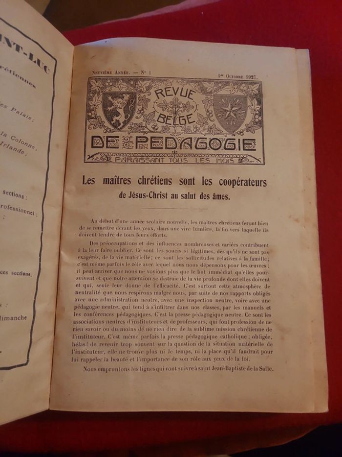 Revue belge de pédagogie 1927 1928 - photo numéro 5