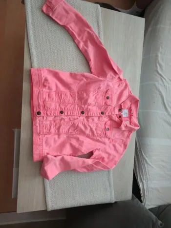 Veste en jeans rose flashy 12 ans okaidi
